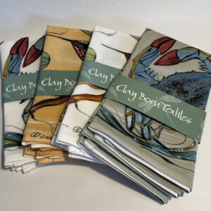 Crab Napkins - Tan Background (2-pack) - Image 3