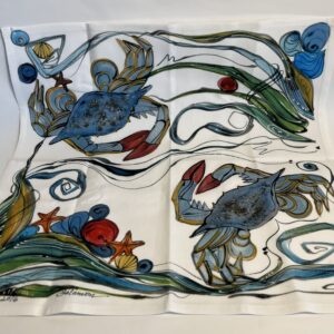 Crab Napkins - White Background (2-pack) - Image 2