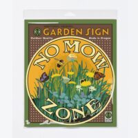 No Mow Zone Garden Sign