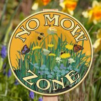 No Mow Zone Garden Sign - Image 2